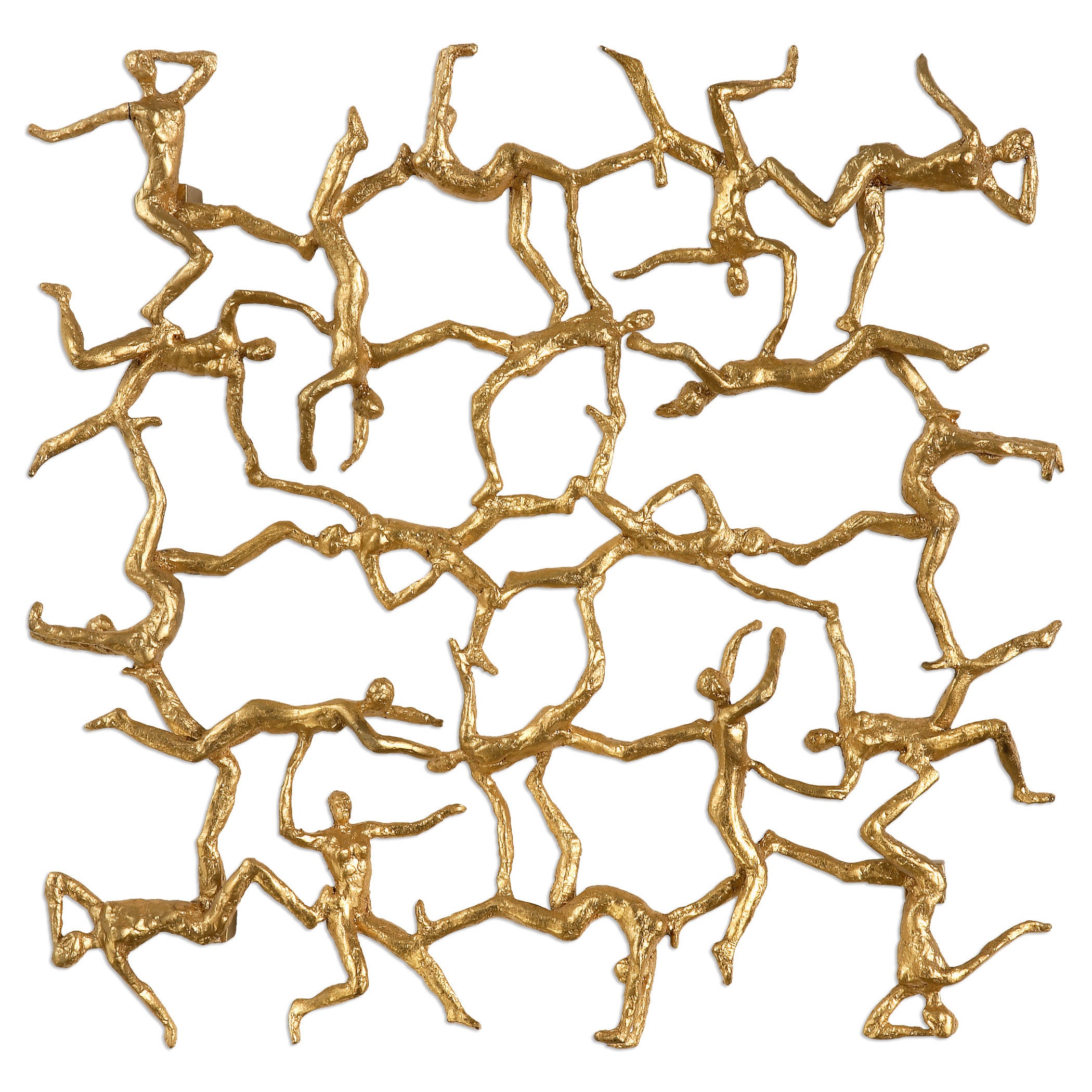 Uttermost Alternative Wall Decor Golden Gymnasts Wall Art Mueller